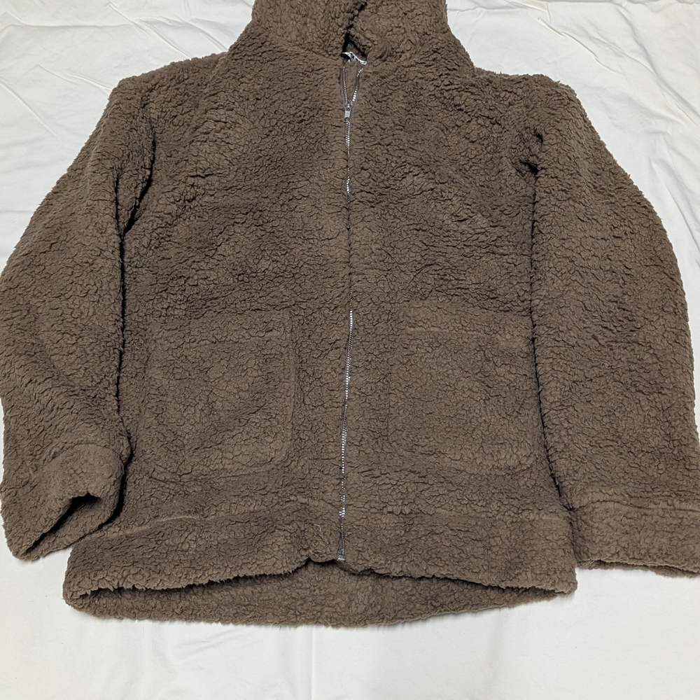Wish Brown Sherpa Fleece Jacket